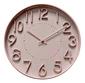 pink wall clock